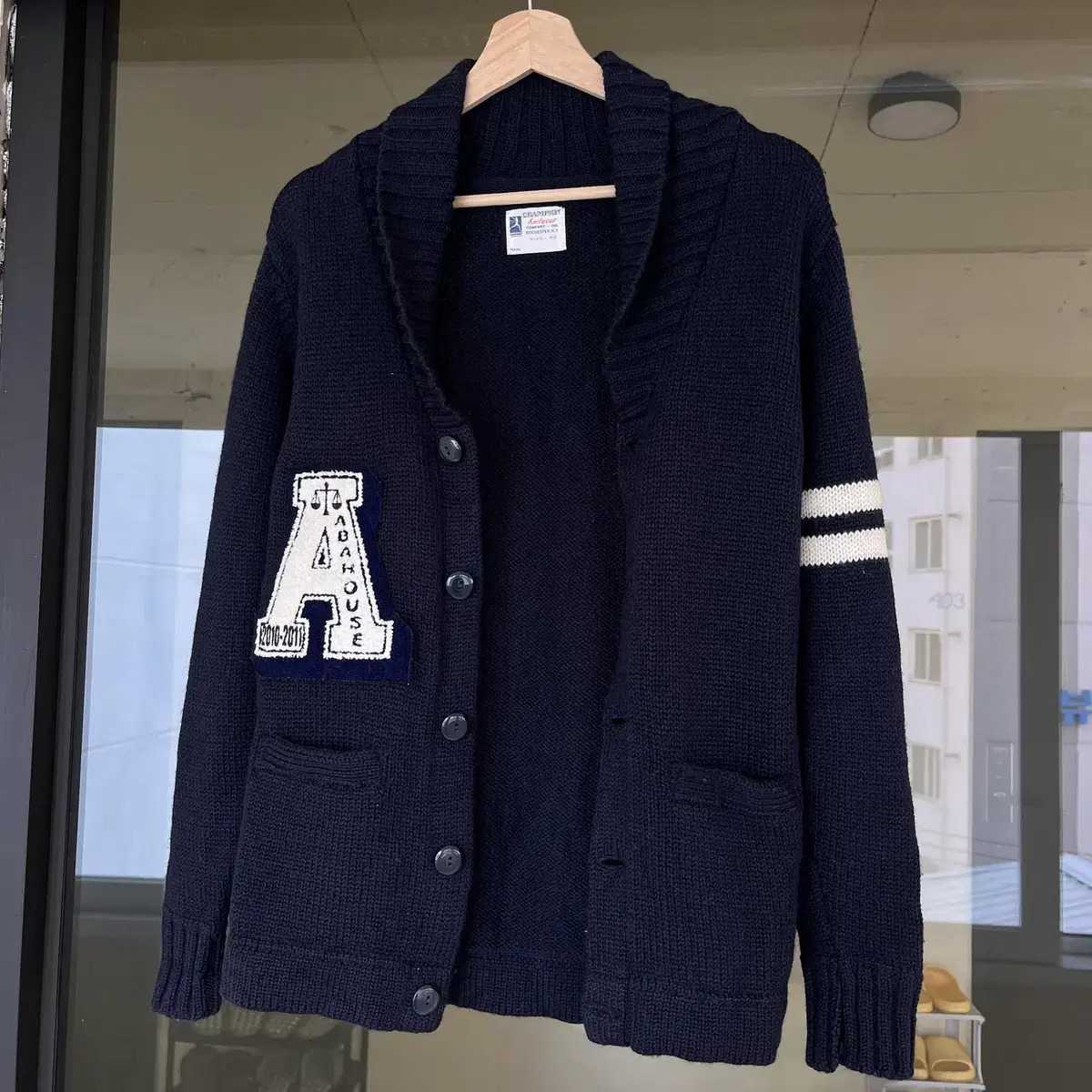 CHAMPION wool 100% cardigan